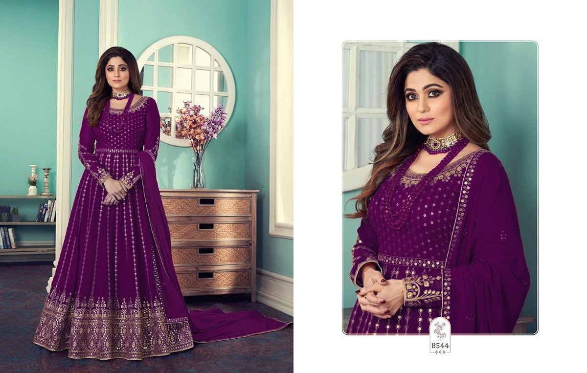 Aashirwad Creation Gulnar Premium Quality 8544 Colors 1