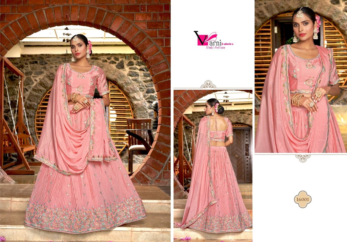 Varni Fabric Zeeya Saheli 16001-16004 Series 1