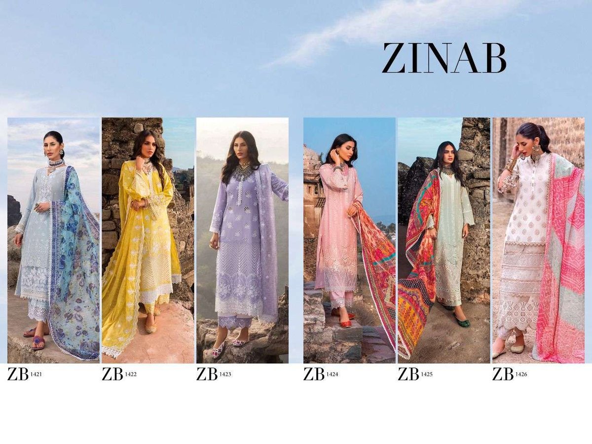 Deepsy Suits Zinab 1421-1426 Series 7