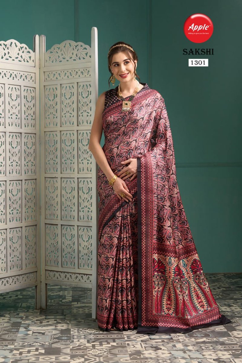 Apple Saree Sakhsi Vol-13 1301-1308 Series 1