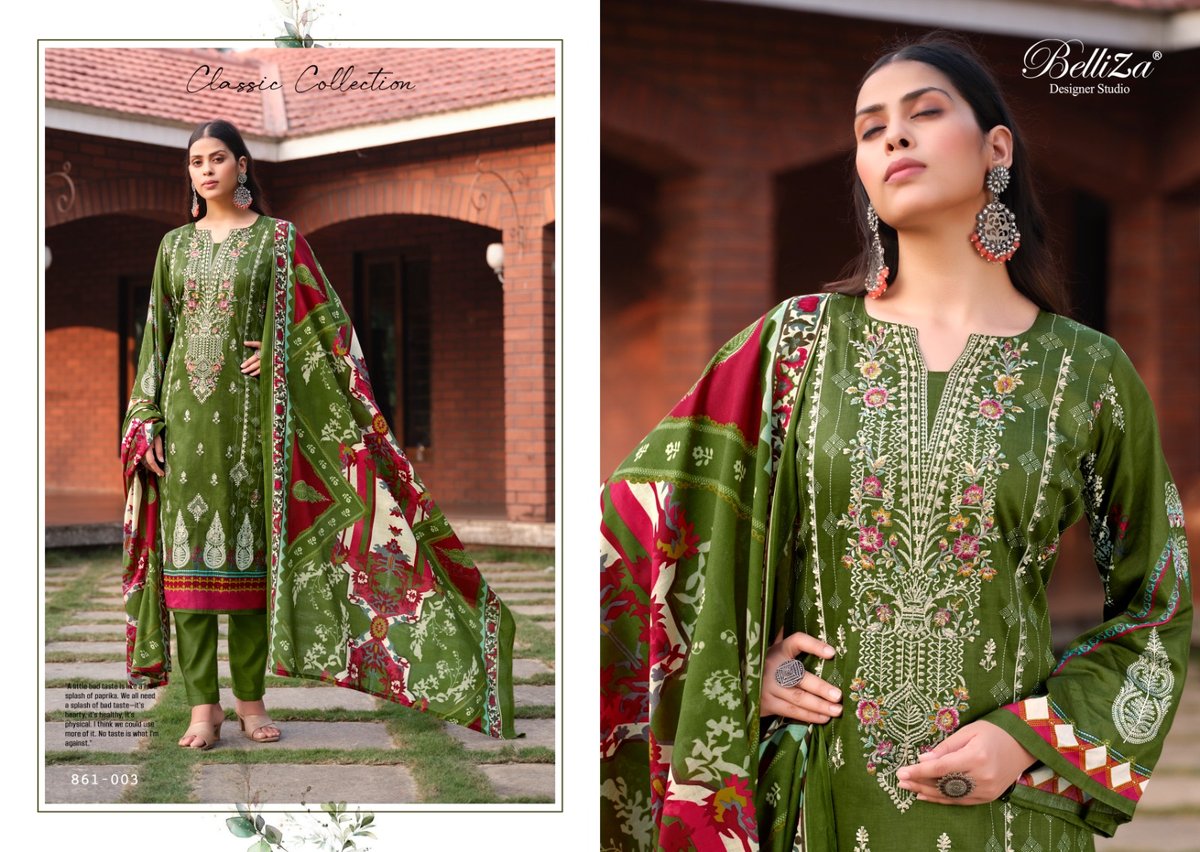 Belliza Designer Lavanya 861-001 to 861-008 Series 3
