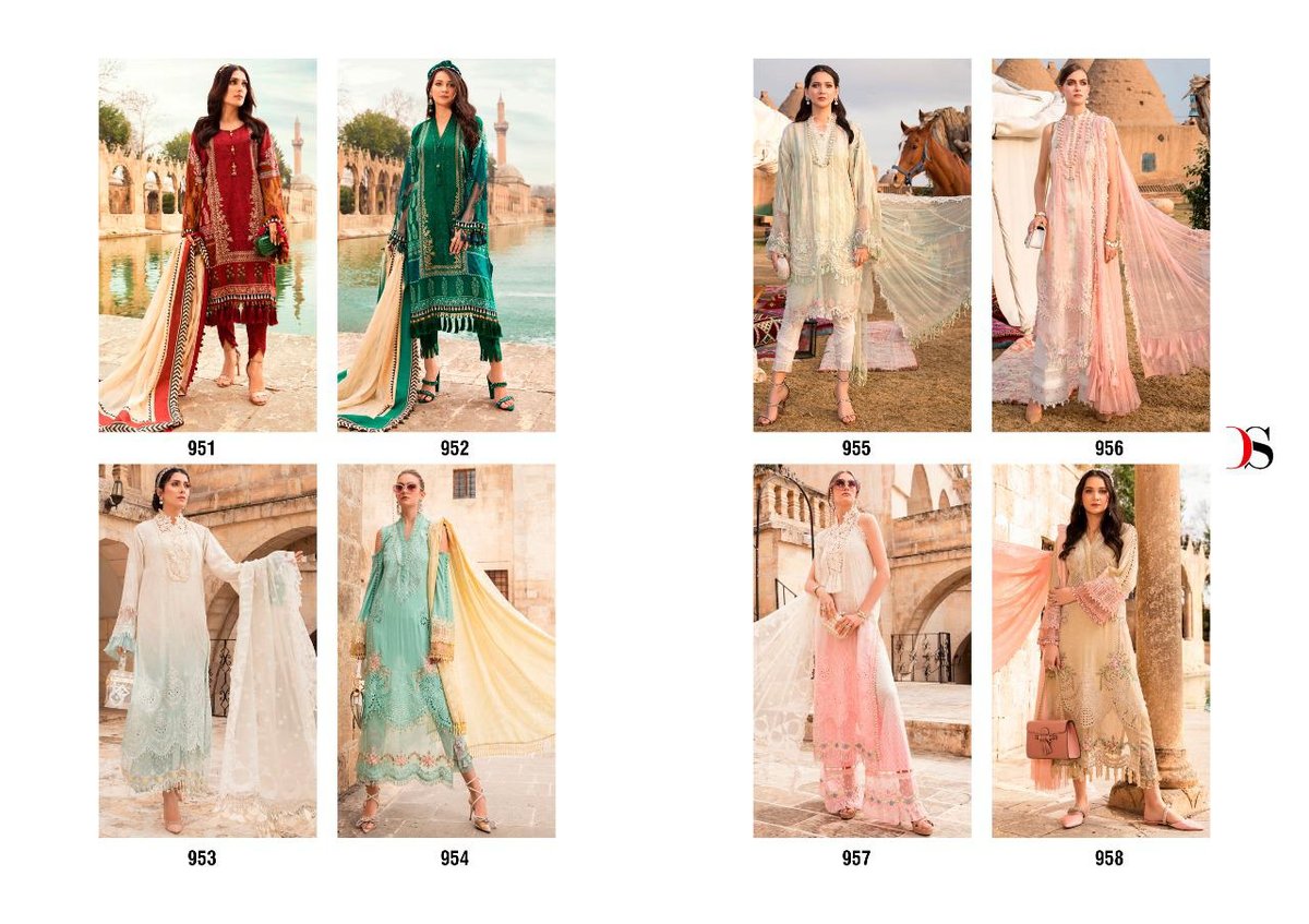 Deepsy Suits Mariya.B.Lawn-21 Vol-02 951-958 Series 9