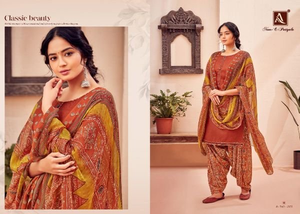 Alok Suits Noor e Patiyala 540-001 to 540-010 Series 2