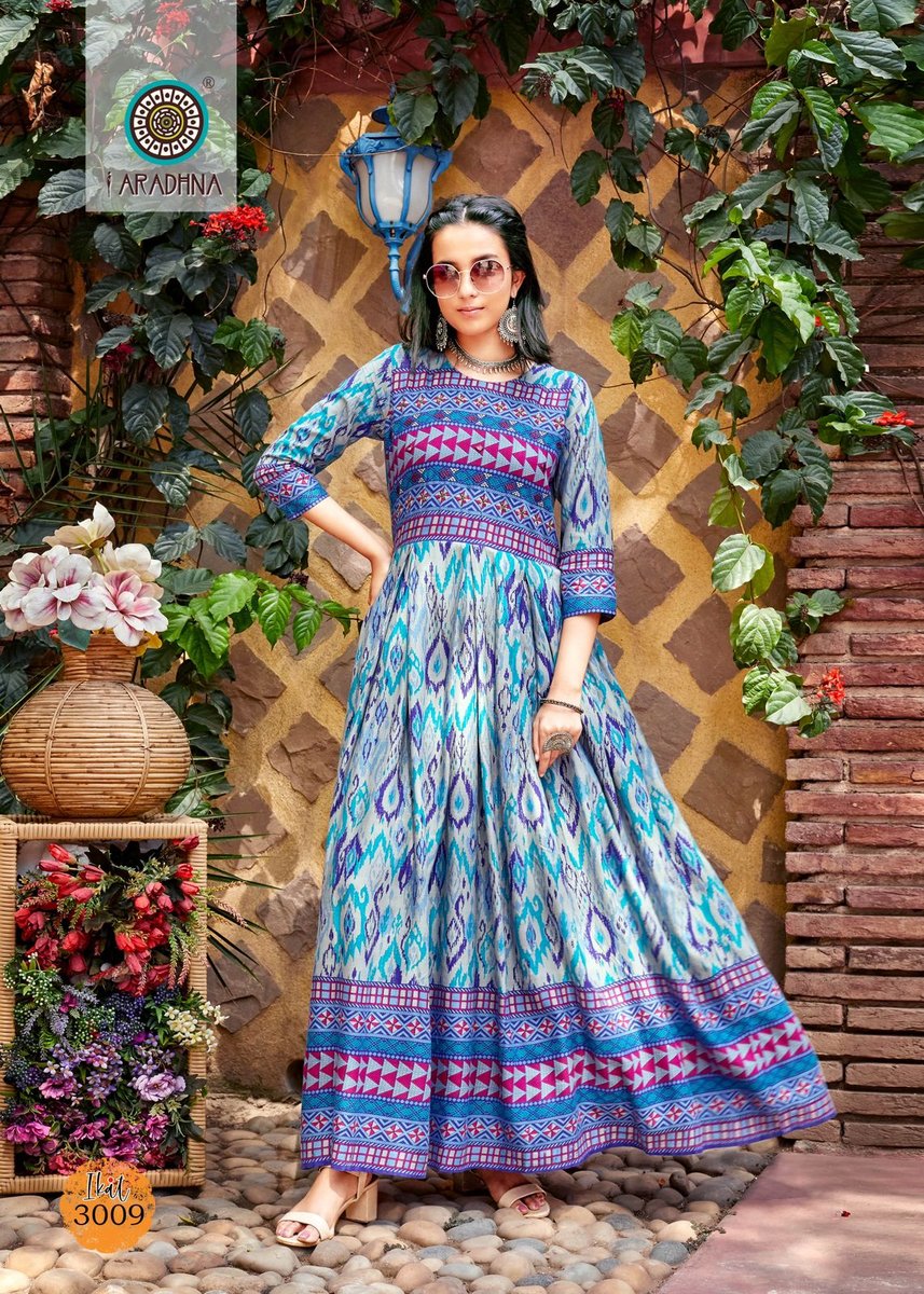 Aradhna Fashion Ikat Vol-3 3001-3012 Series 9