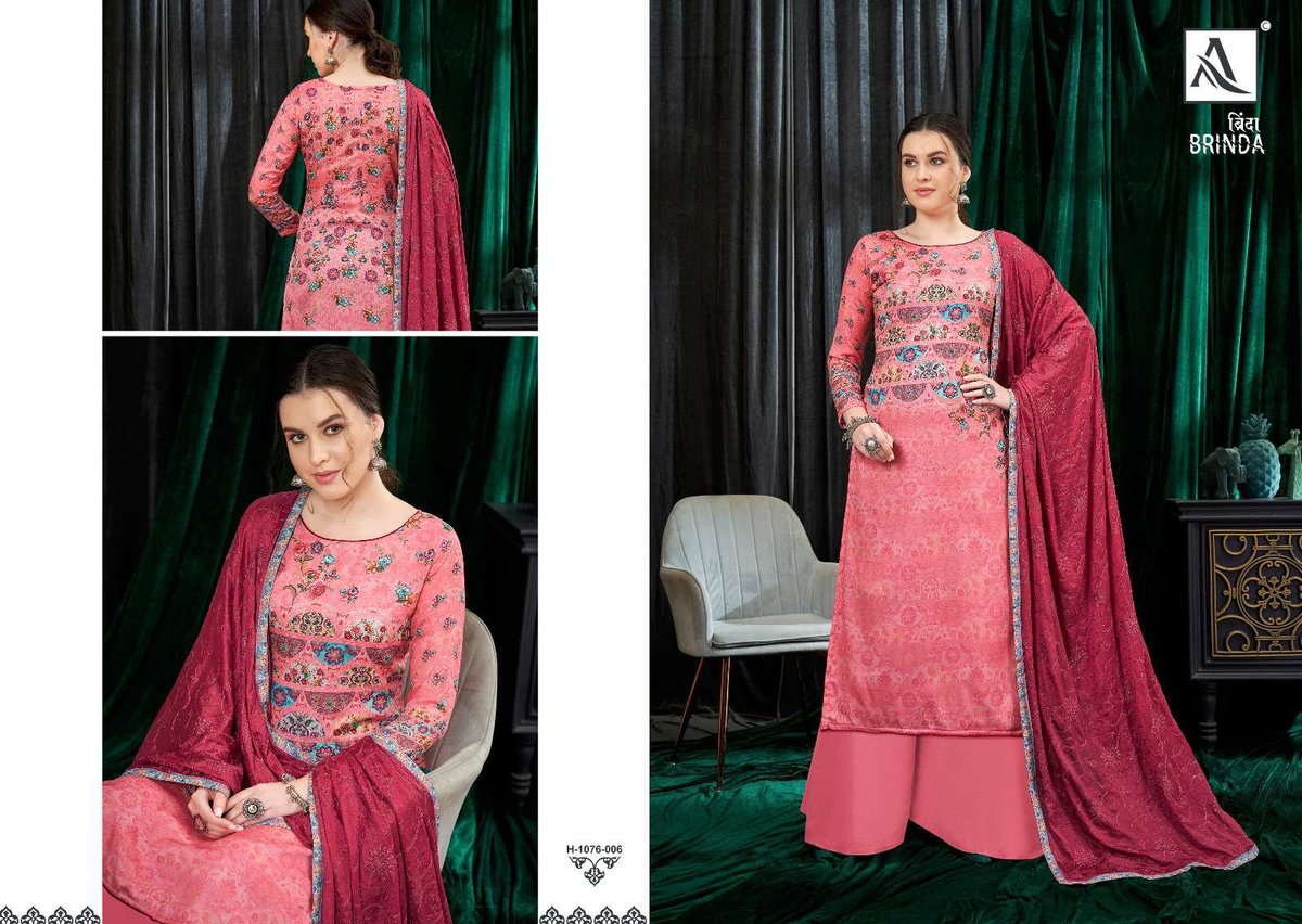 Alok Suit Brinda 1076-001 to 1076-006 Series 6