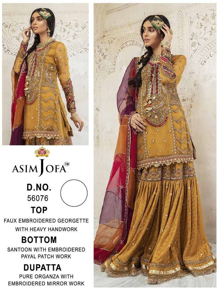 Asim Jofa Bridal Super Hit 56076 Design 1