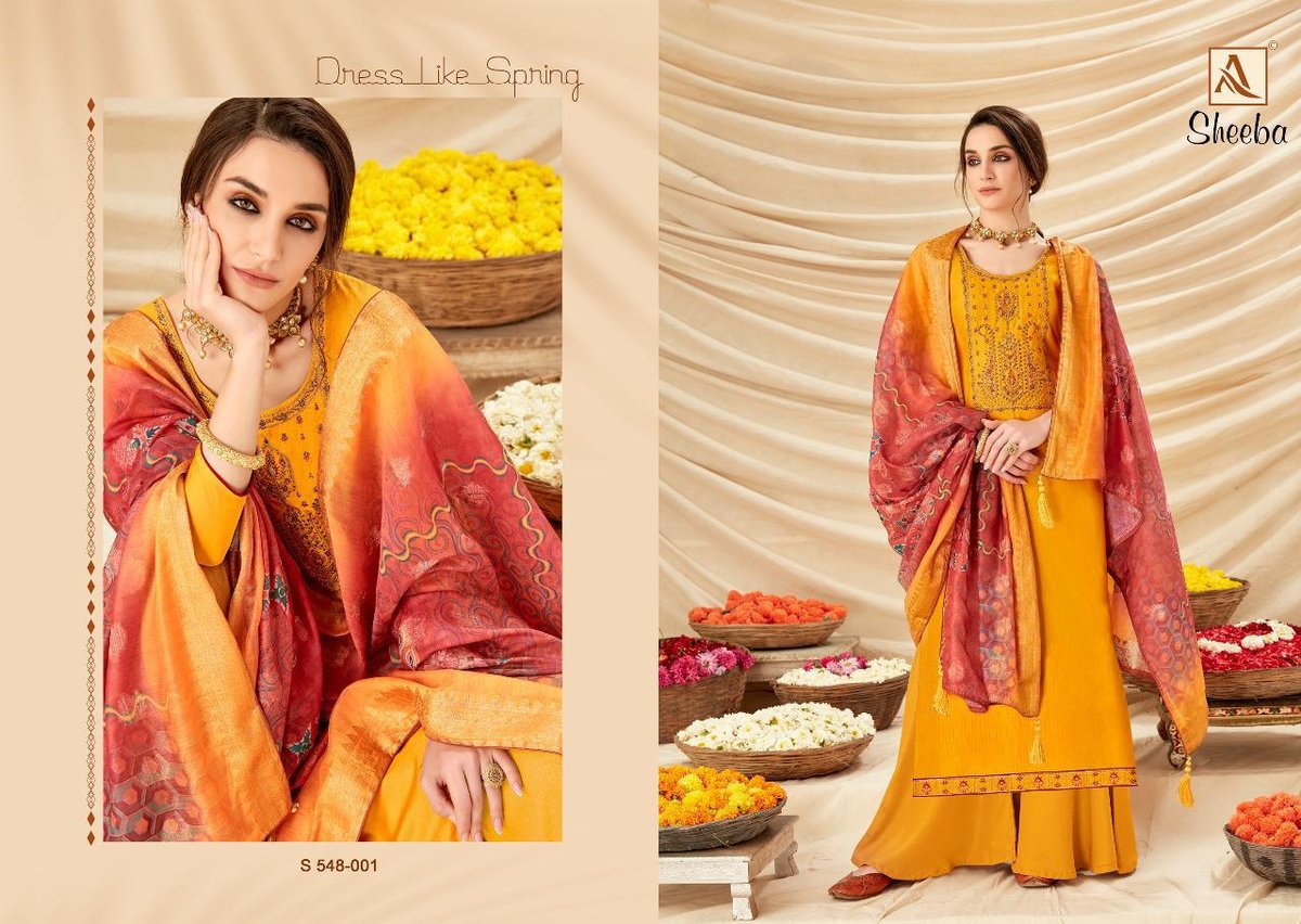 Alok Suits Sheeba 548-001-548-008 Series 1