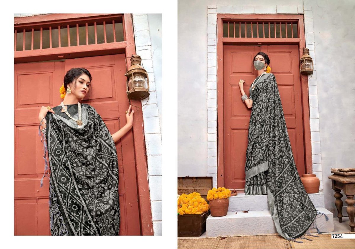 5D Designer Linen Silk 7251-7260 Series 4