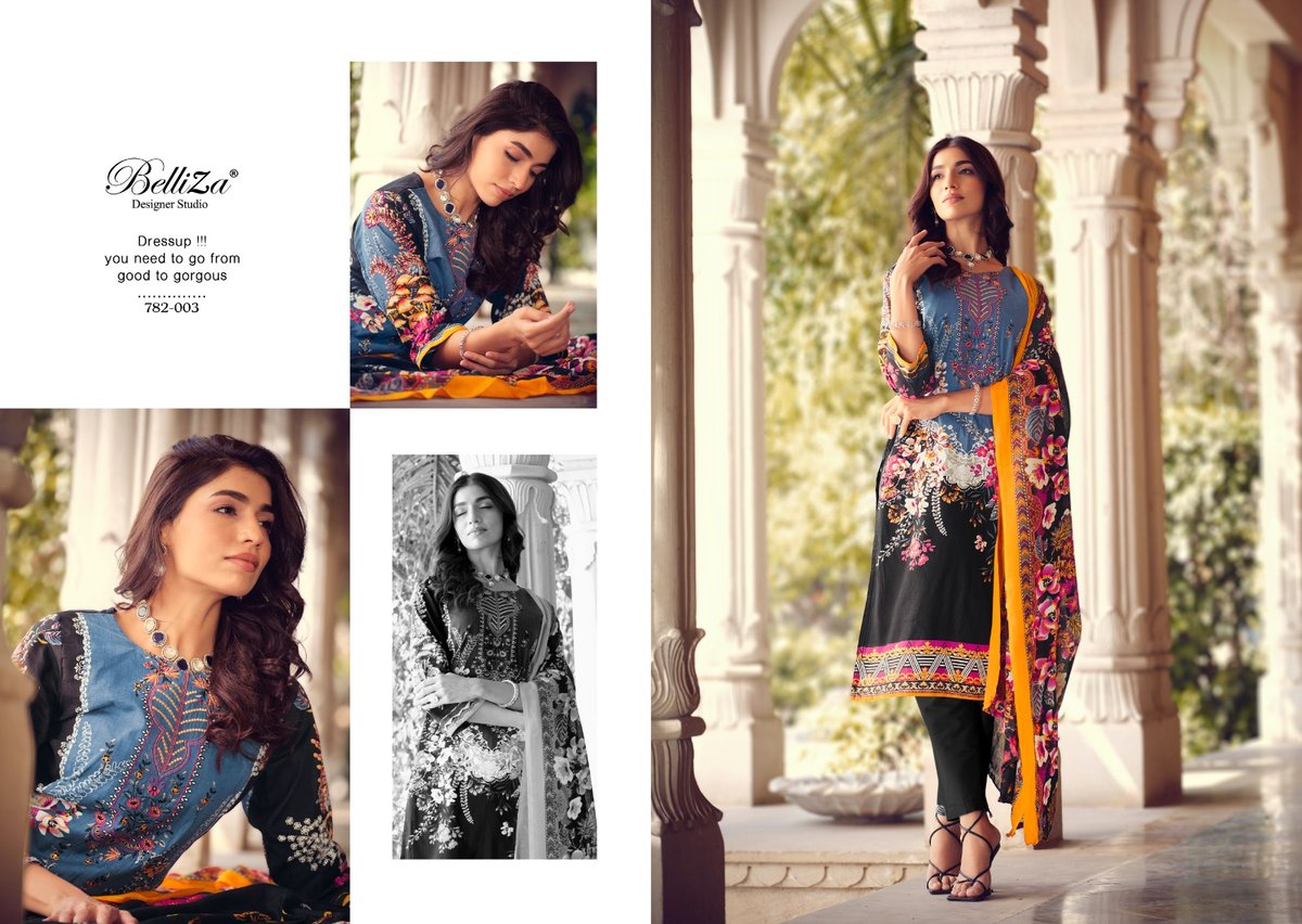 Belliza Designer Naira Vol-6 782-001 to 782-010 Series 3