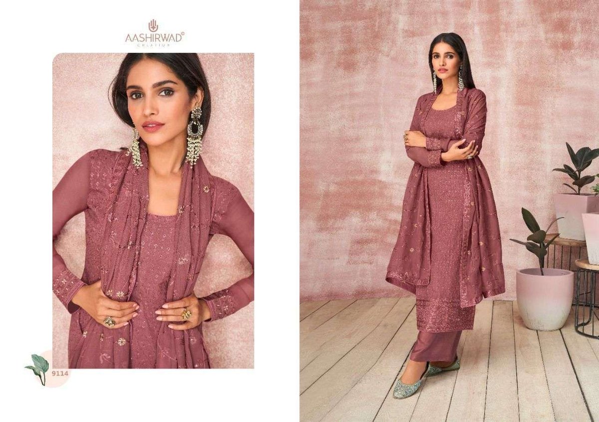 Aashirwad Creation Kavya 9109-9114 Series 6