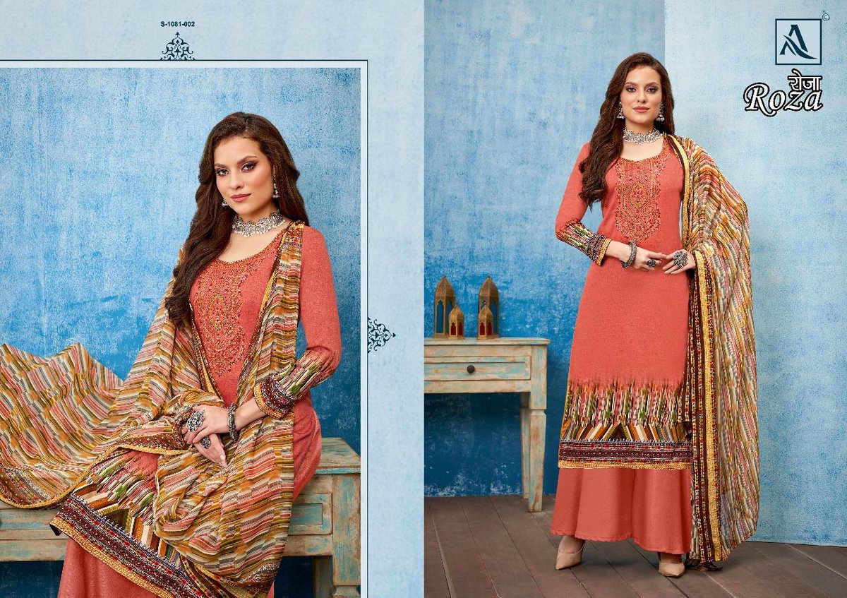 Alok Suit Roza 1081-001 to 1081-008 Series 2