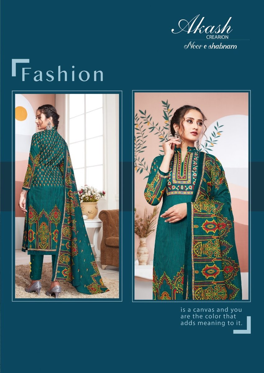 Akash Creation Noor E Sabnam Vol-7 7001-7010 Series 7
