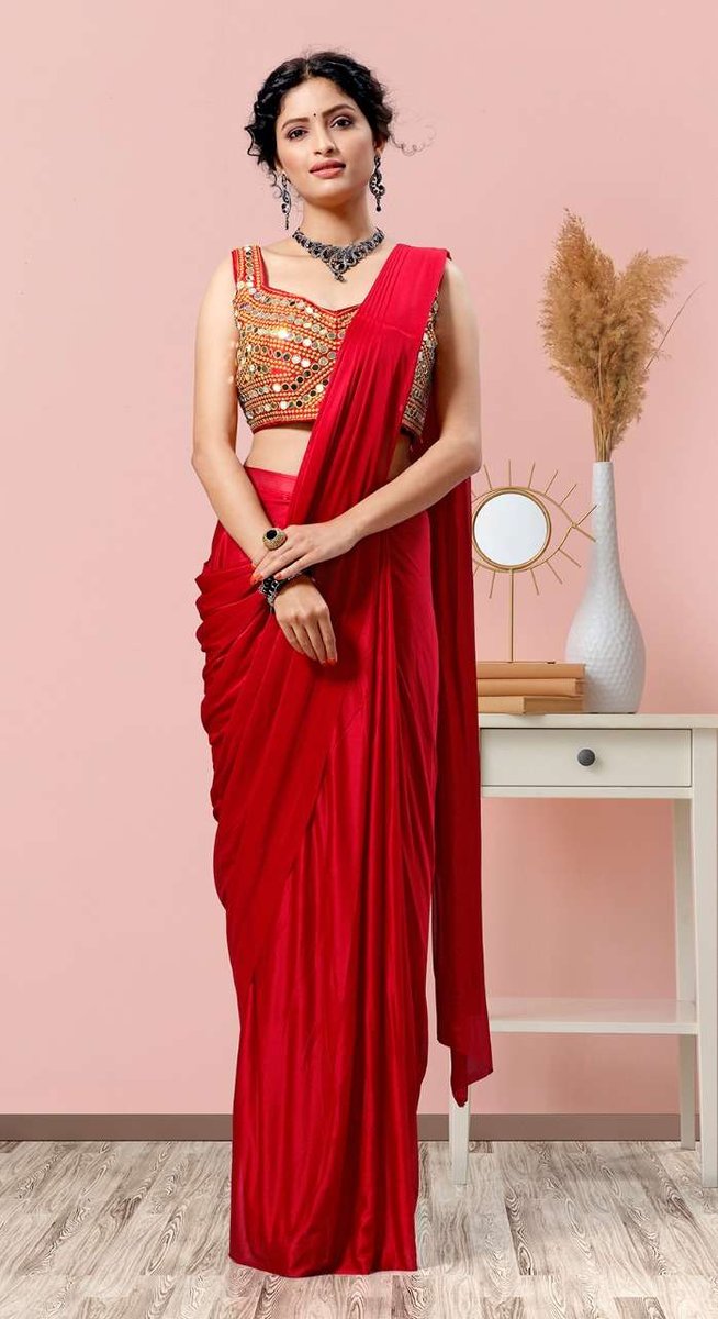 Aamoha Trendz Ready To Wear Designer Saree 1015592 Colors 1
