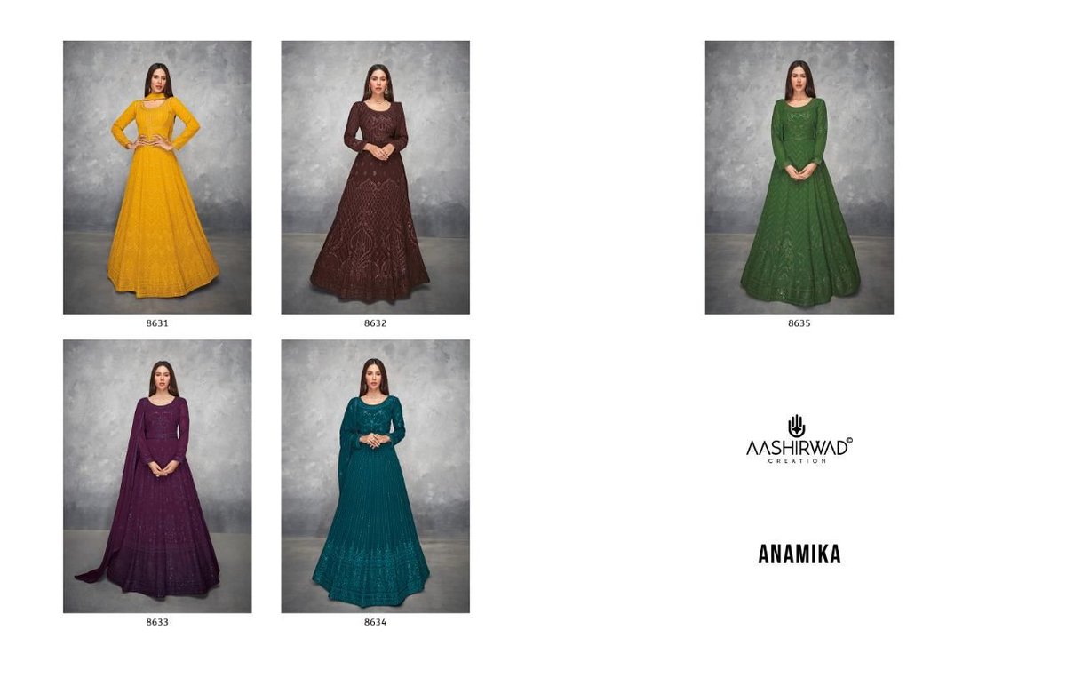 Aashirwad Creation Anamika 8631-8635 Series 6