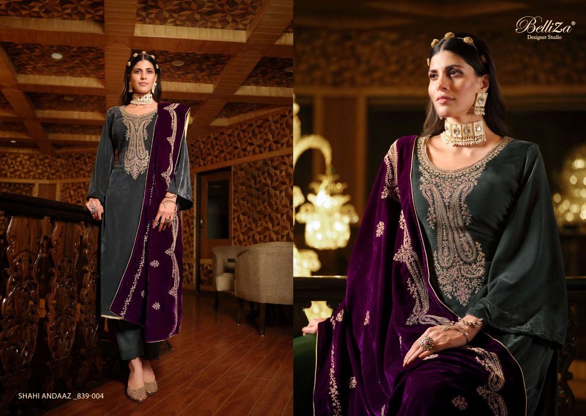 Belliza Designer Shahi Andaaz 839-001 to 839-006 Series 4