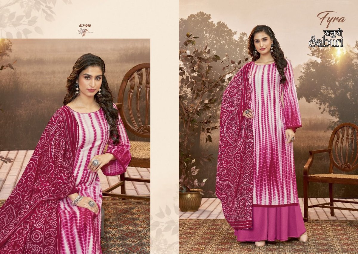 Alok Suit Fyra Saburi 917-001 to 917-010 Series 10