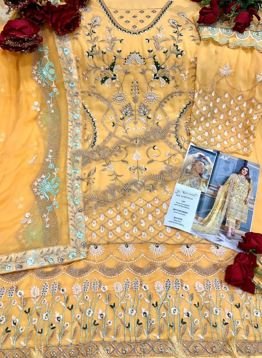 AL Khushbu Pakistani Suit 2016 Design 2