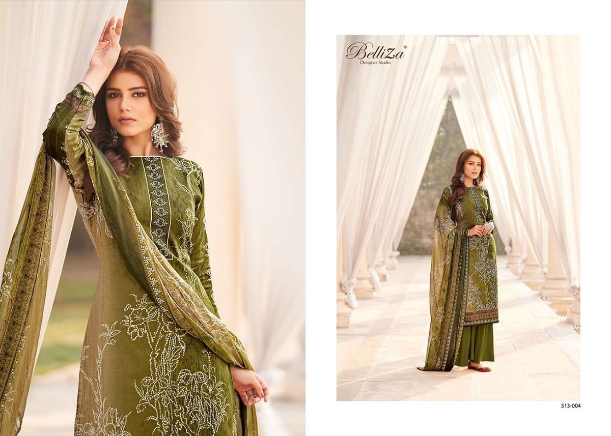 Belliza Designer Riwaaz 513-001 to 513-010 Series 4