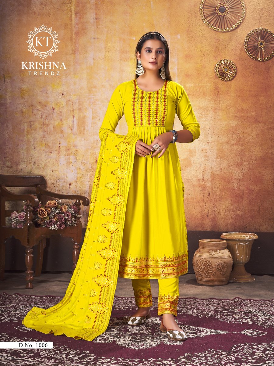 KRISHNA TRENDZ ANKITA VOL-1 1001 TO 1008 6