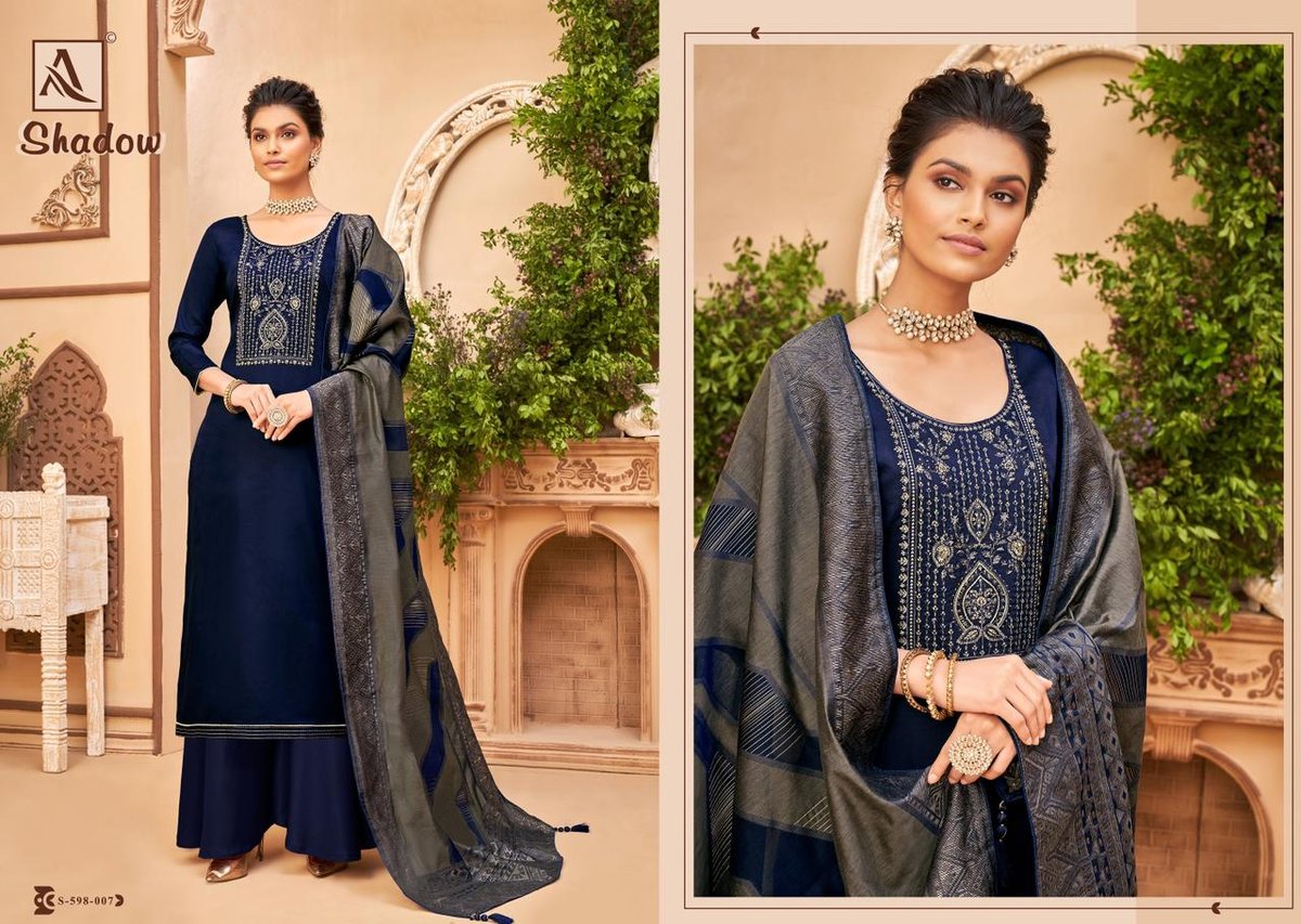 Alok Suits Shadow 598-001 to 598-008 Series 7