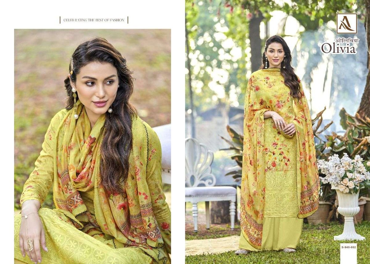 Alok Suit Olivia 945-001 to 945-008 Series 2