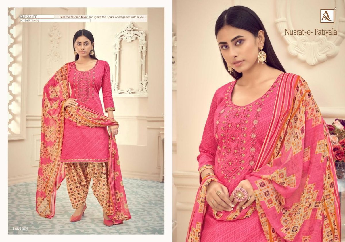 Alok Suits Nusrat-e-Patiyala 685-001-685-010 Series 4
