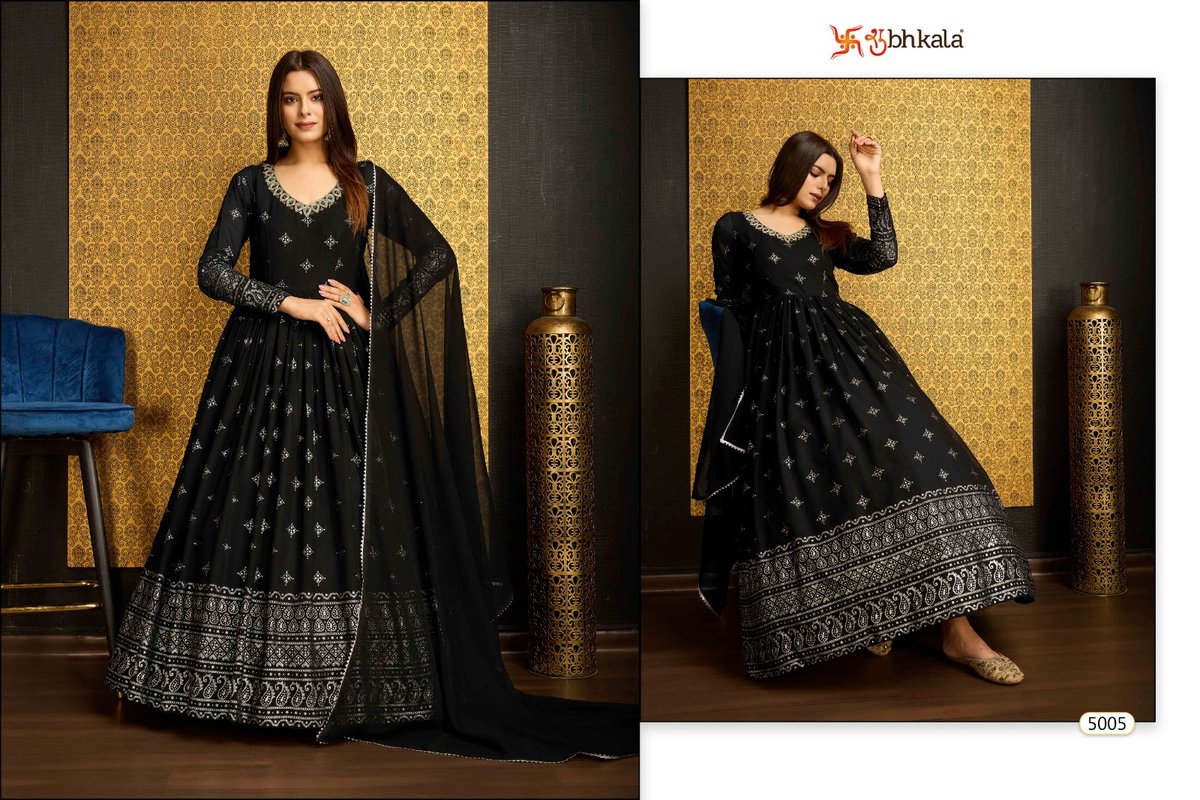SHUBHKALA FLORY VOL-44 5001 TO 5005 5