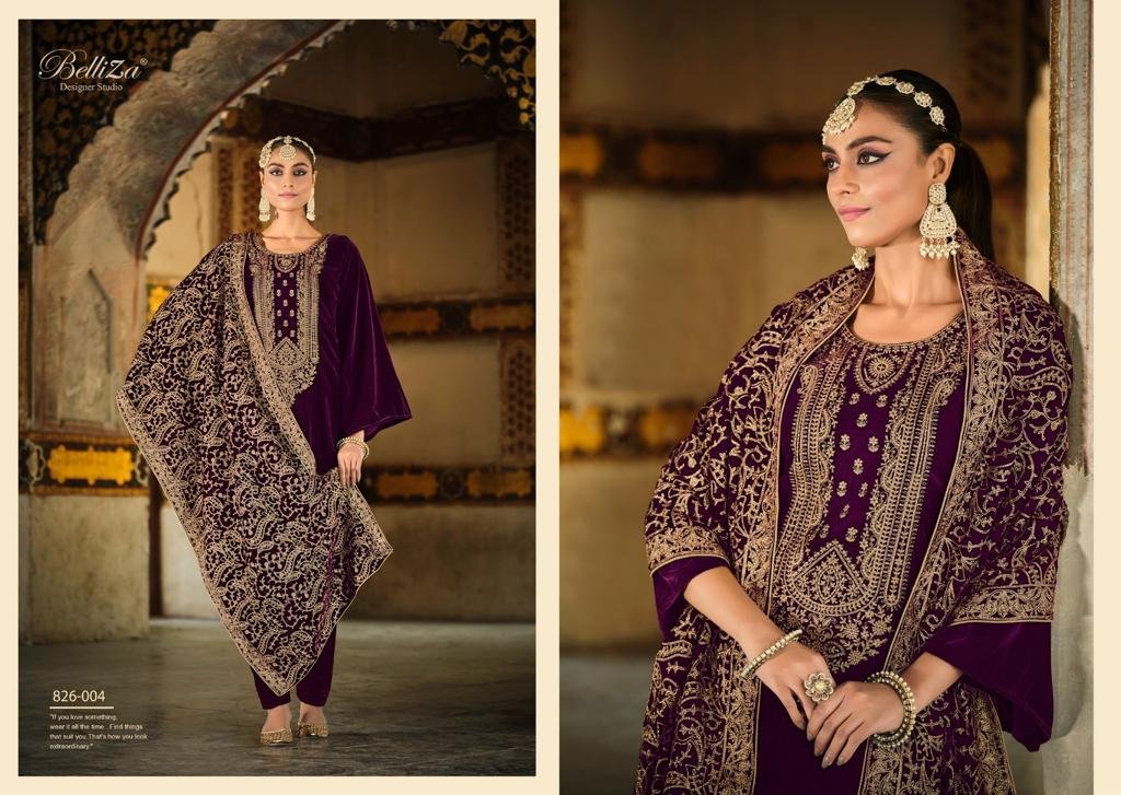 Belliza Designer Nagina 826-001 to 826-006 Series 4