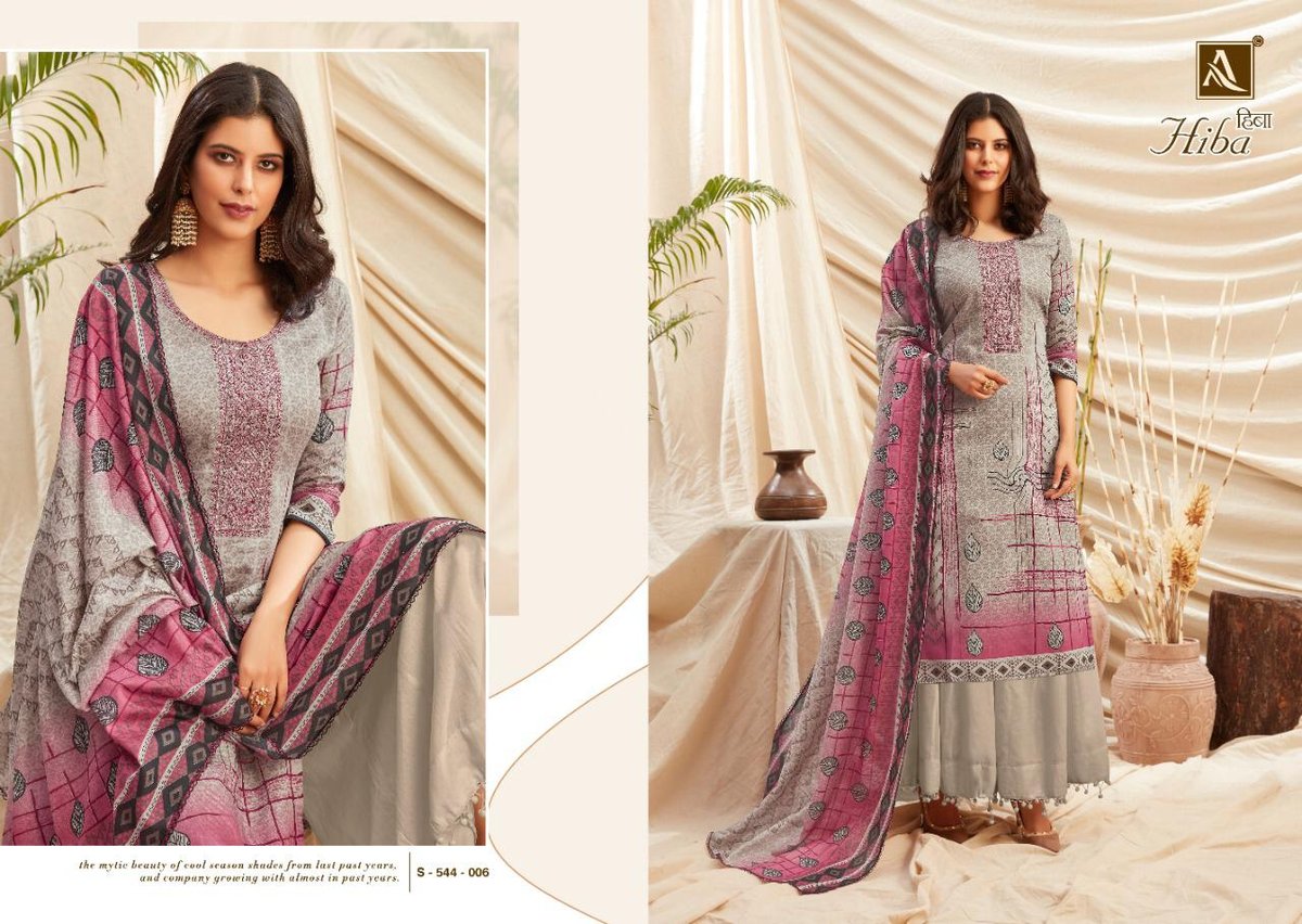 Alok Suit Hiba 544-001 To 544-010 Series 6