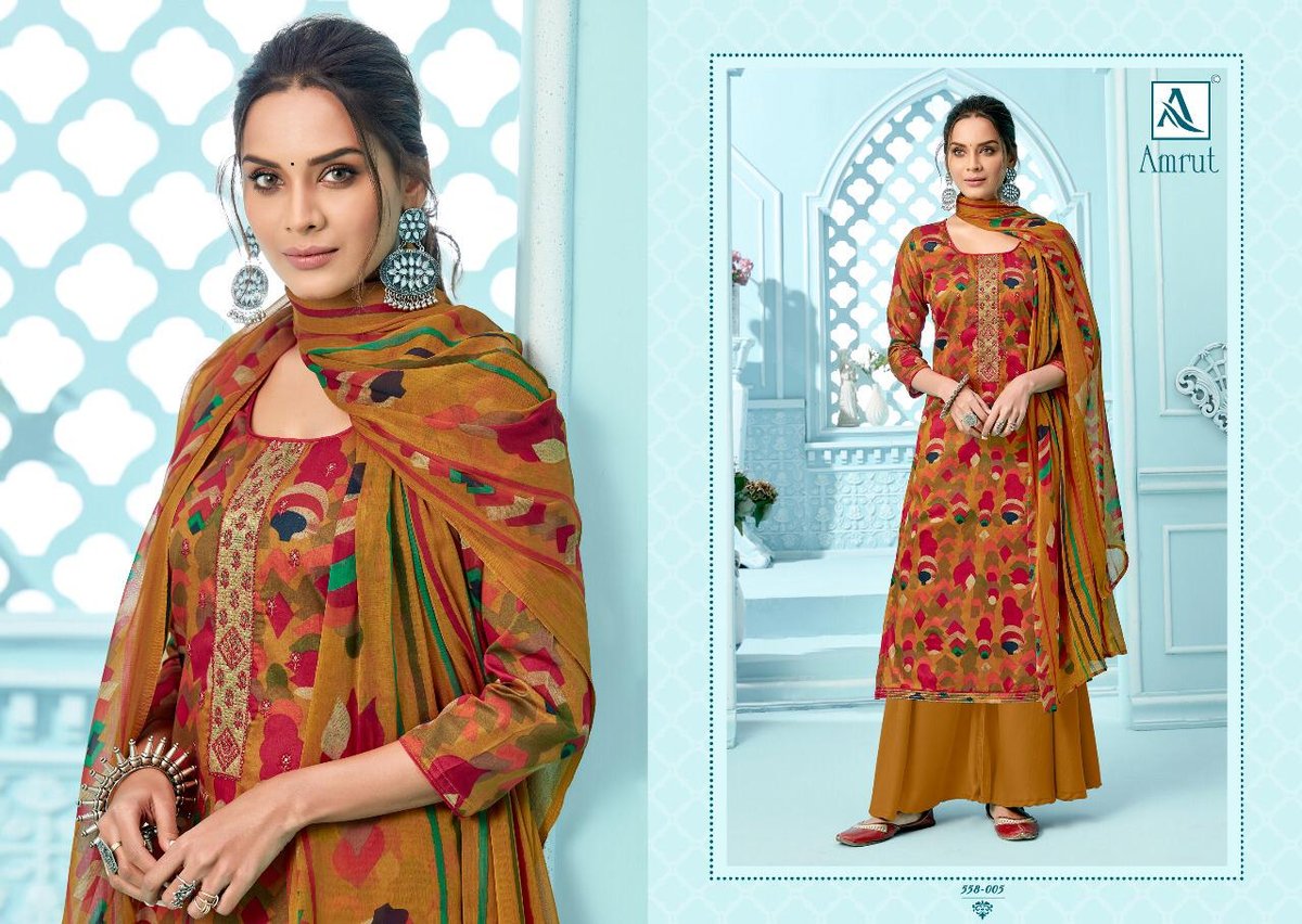 Alok Suit Amrut 558-001-558-010 Series 5