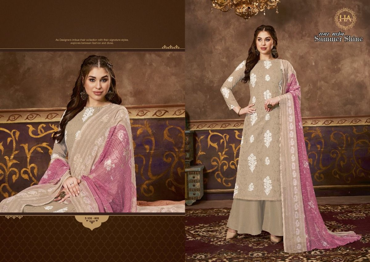 Harshit Fashion Summer Shine 926-001 to 926-008 Series 8