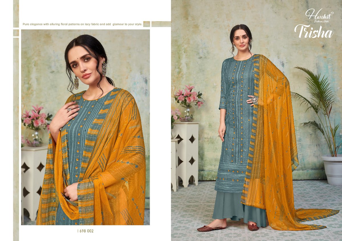 Harshit Fashion Trisha 1698-001 to 1698-010 Series 2