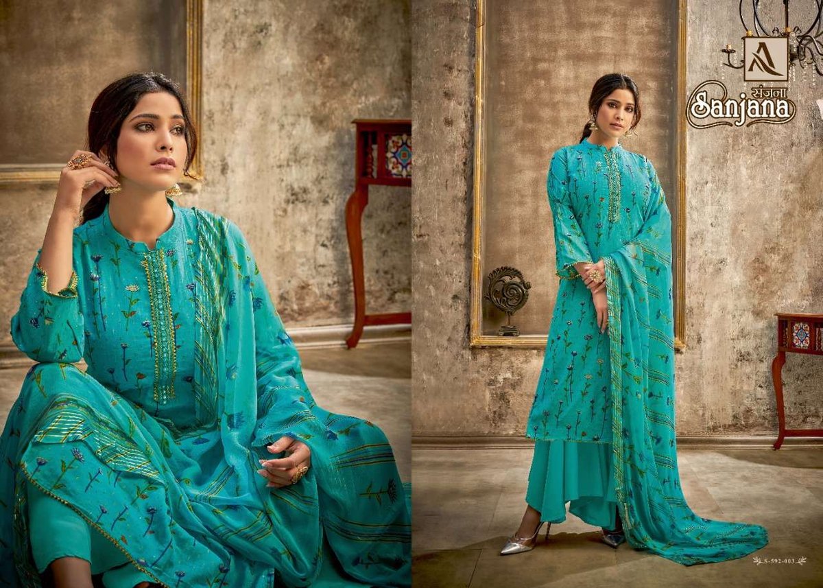 Alok Suit Sanjana 592-001 to 592-010 Series 3