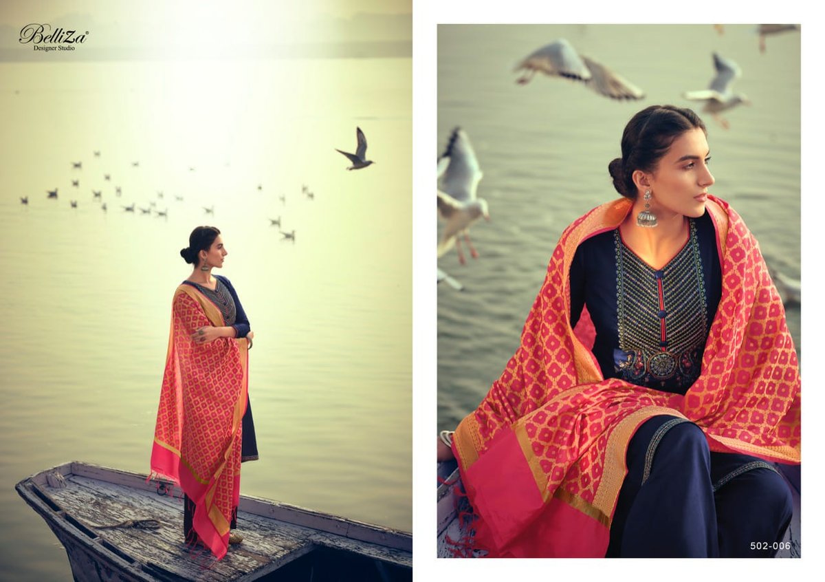 Belliza Designer Banaras 502-001-502-008 Series. 6