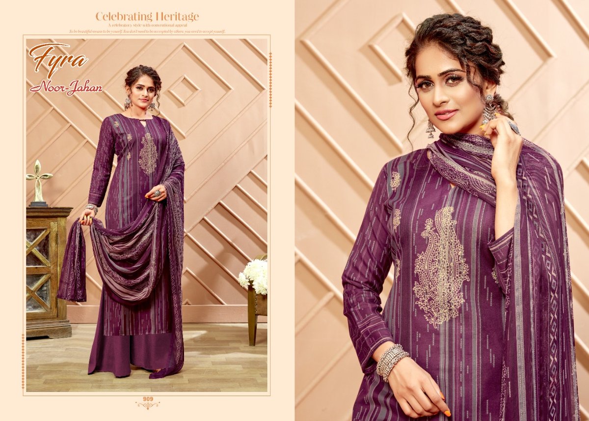Alok Suits Fyra Noor Jahan 901-910 Series 9