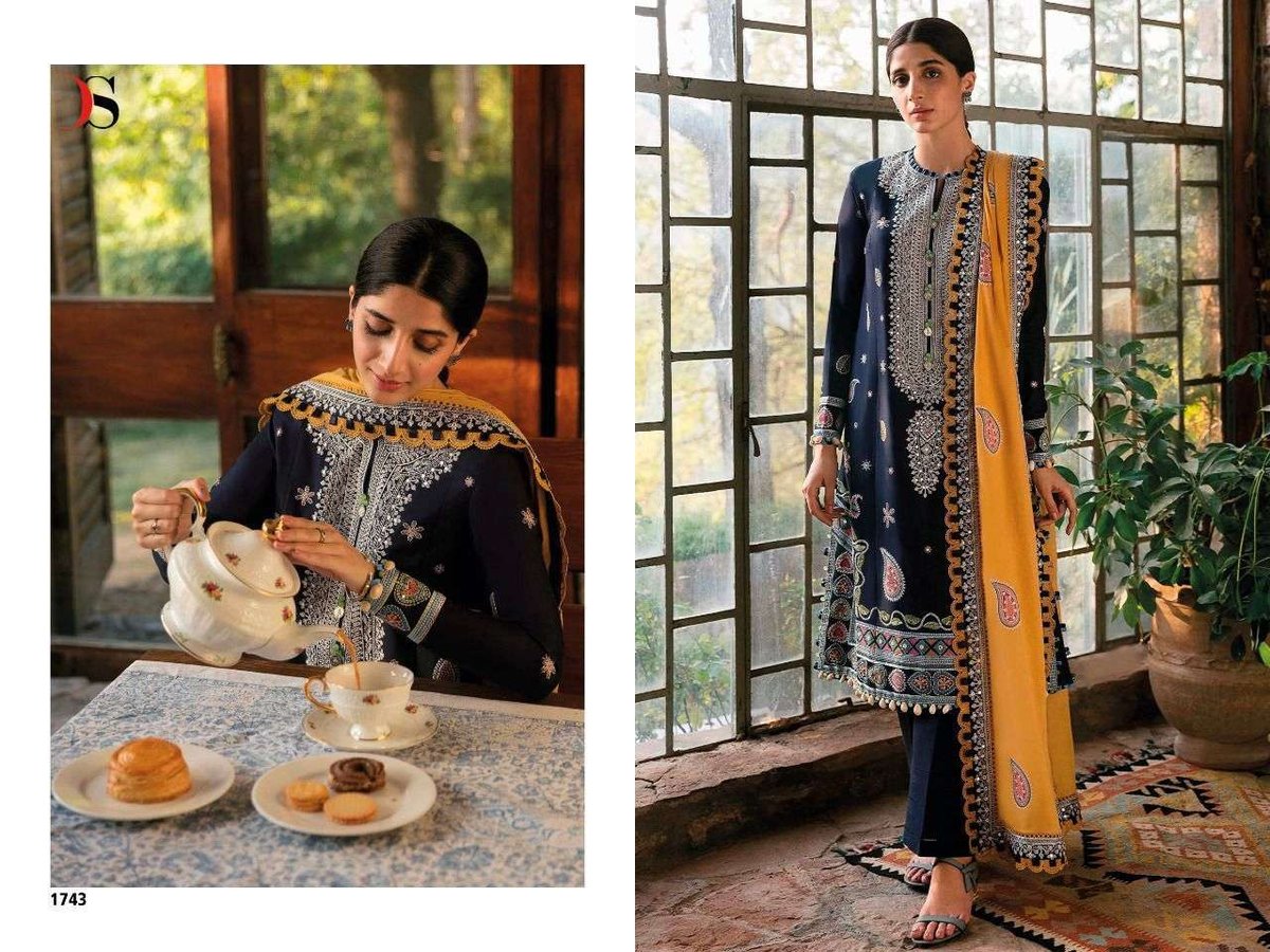 Deepsy Suits Zaha Luxury Lawn 1741-1745 Series 3