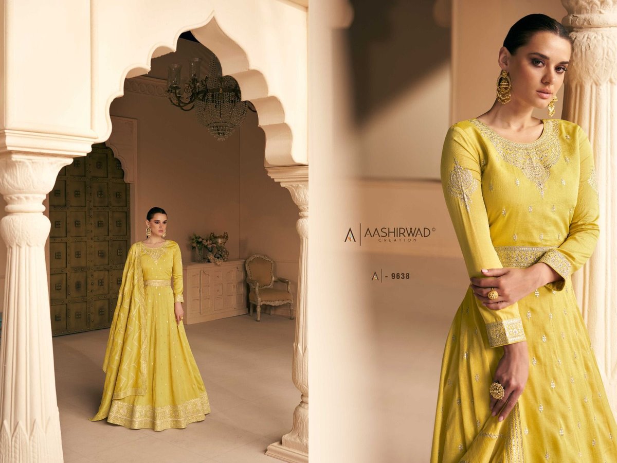 Aashirwad Creation Gulkand Safar 9636-9640 Series 3