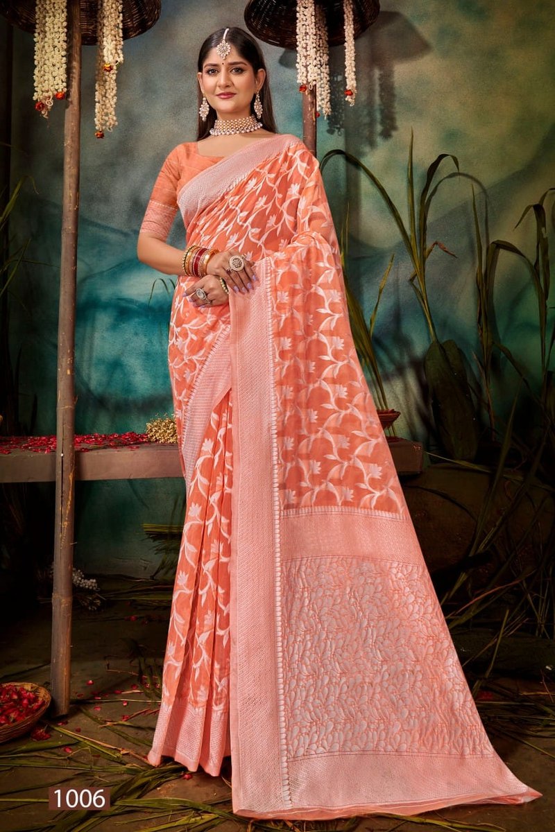 SAROJ SAREE OCEAN COTTON VOL-4 1001 TO 1006 6