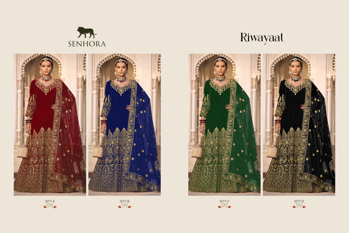 SENHORA DRESSES RIWAYAAT 3077-A TO 3077-D 5