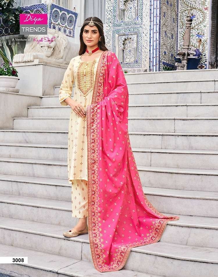 Diya Trends Alveera Vol-3 3001-3008 Series 8