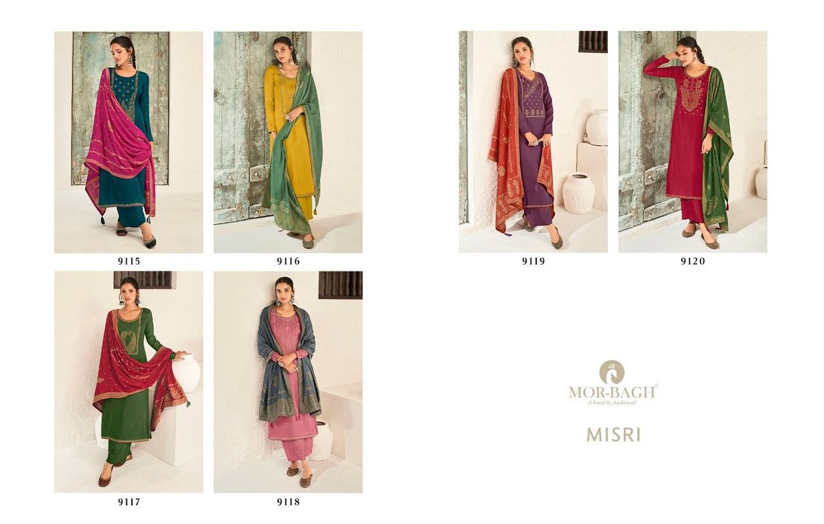 Aashirwad Creation Mor Bagh Misri 9115-9120 Series 7