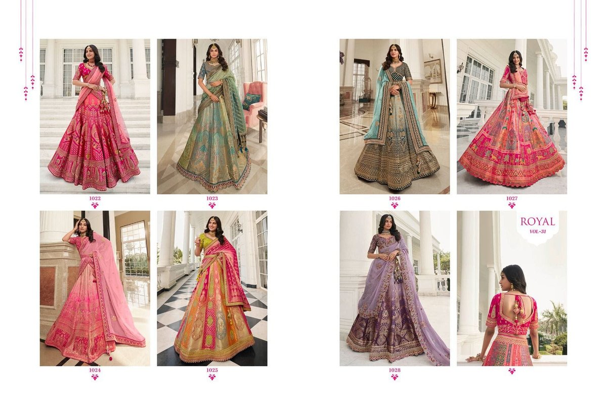 Royal Designer Lehenga Royal Vol-31 1022-1028 Series 8