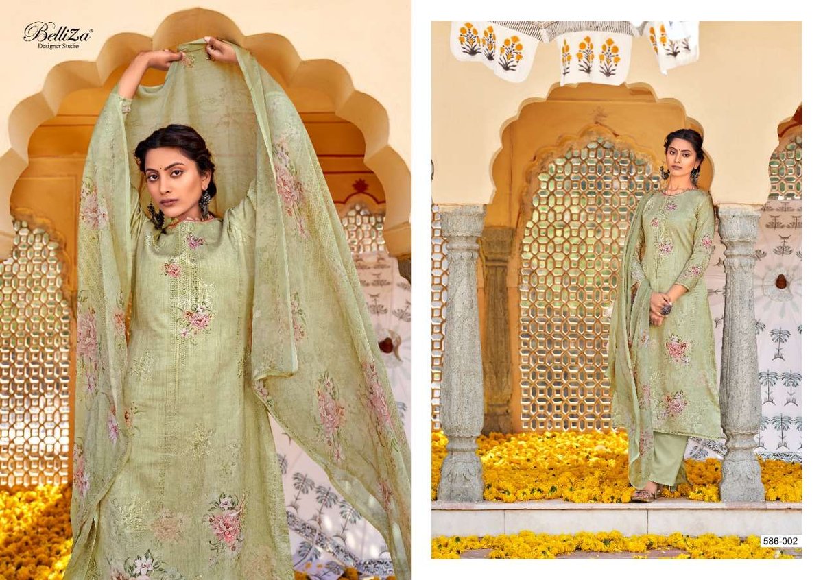 Belliza Designer Harnaaz 586-001 to 586-006 Series 2