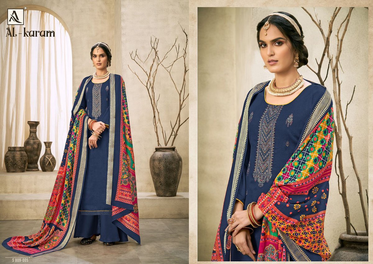 Alok Suits Al-Karam 809-001 to 809-010 Series 5
