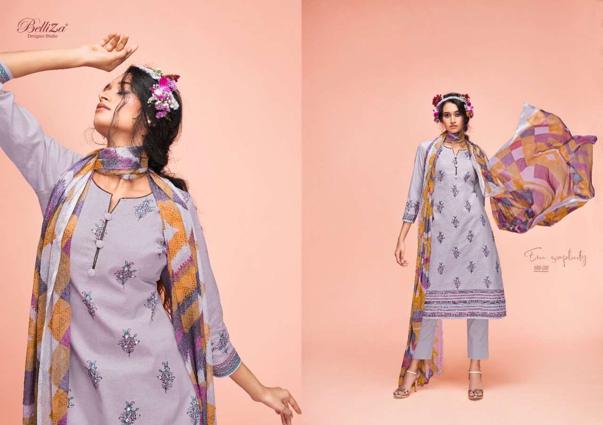 Belliza Designer Ahalya 599-001 to 599-010 Series 10