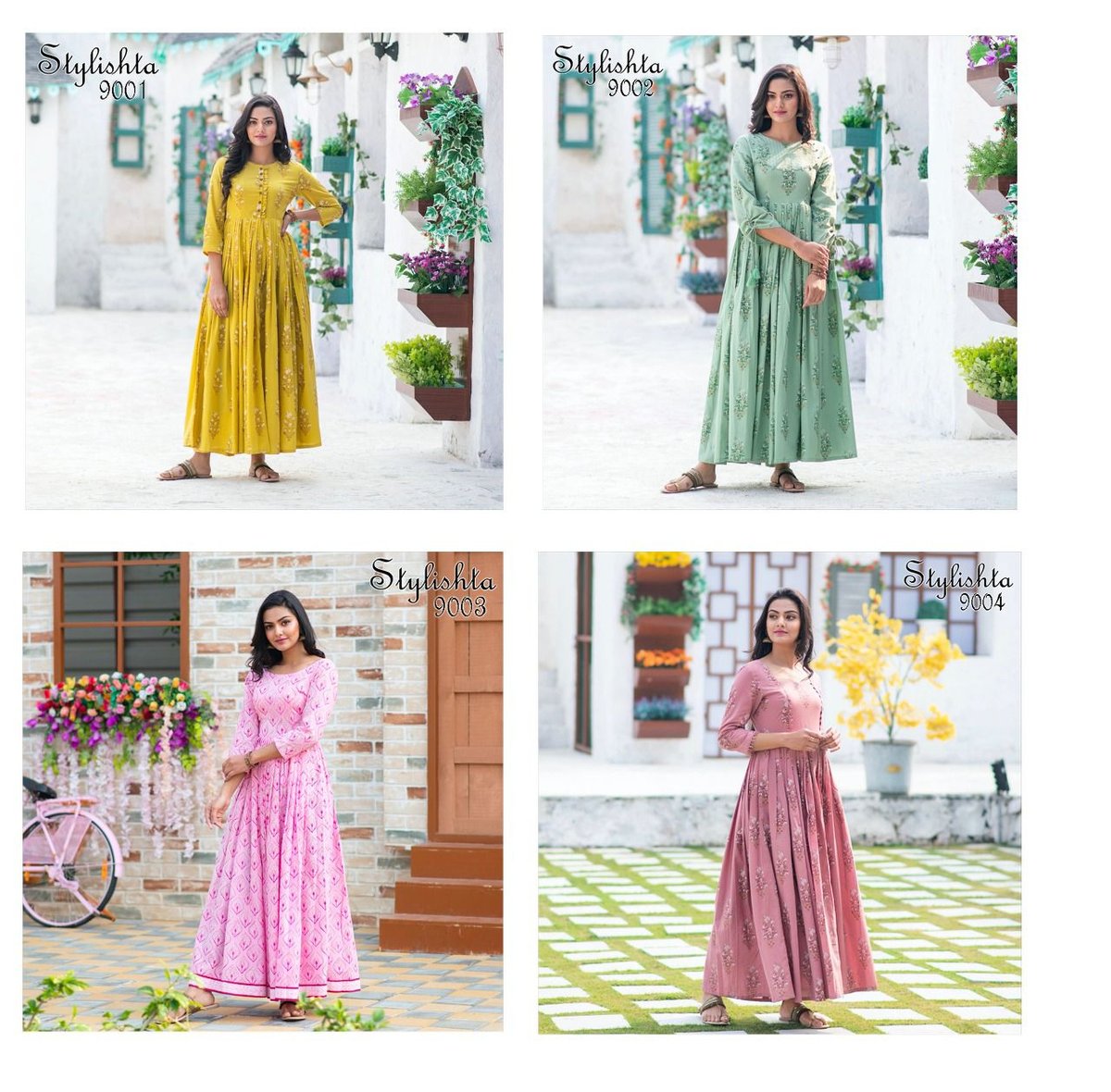 Stylishta Gown Vol-9 9001-9004 Series 5