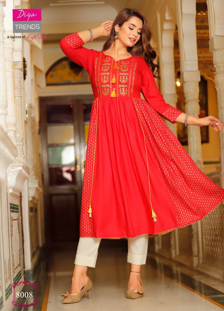 Diya Trends Ethnicity Vol-8 8001-8008 Series 8