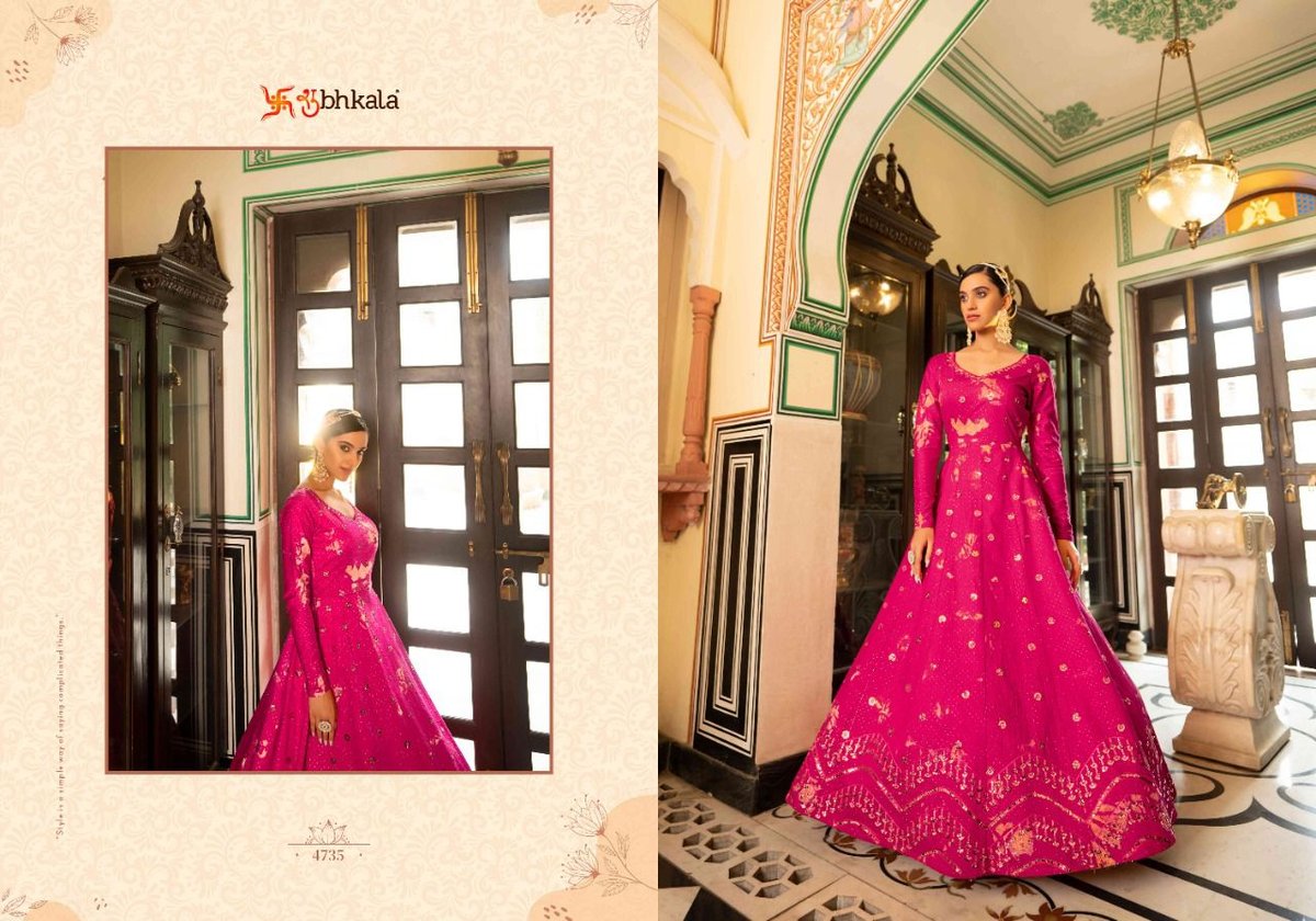 Shubhkala Flory Vol-20 4731-4738 Series 9