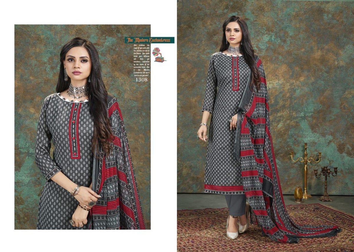 Bipson Prints Naaz 1302-1309 Series 7
