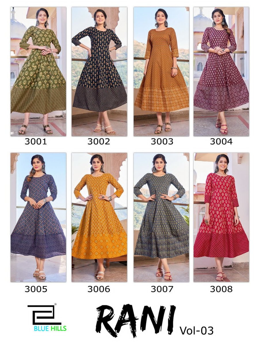 Blue Hills Rani Vol-3 3001-3008 Series 9